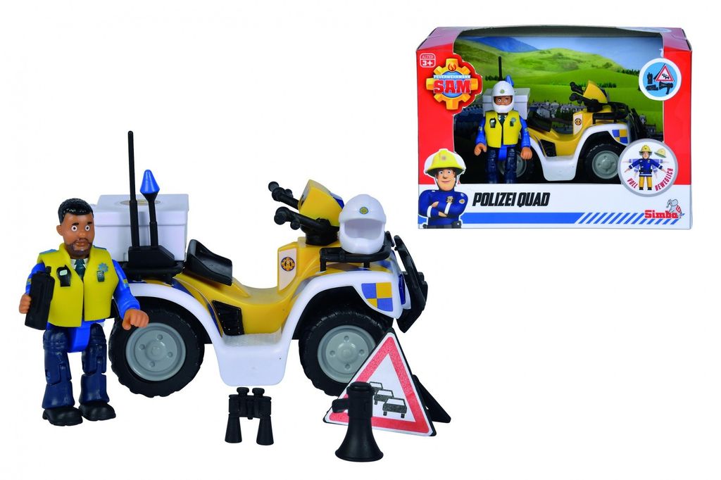 Simba Feuerwehrmann Sam – Polizei-Quad-Set: Abenteuer mit Produktbild 5