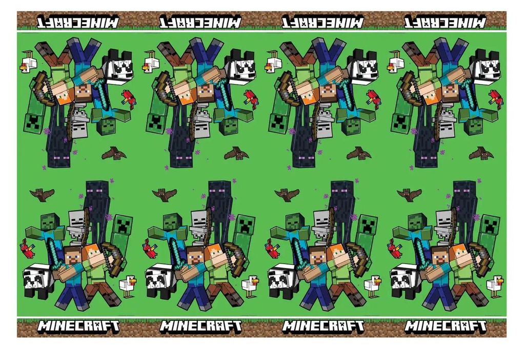 Párty ubrus Pixel - Minecraft - 120 x 180 cm Obrázok produktu 