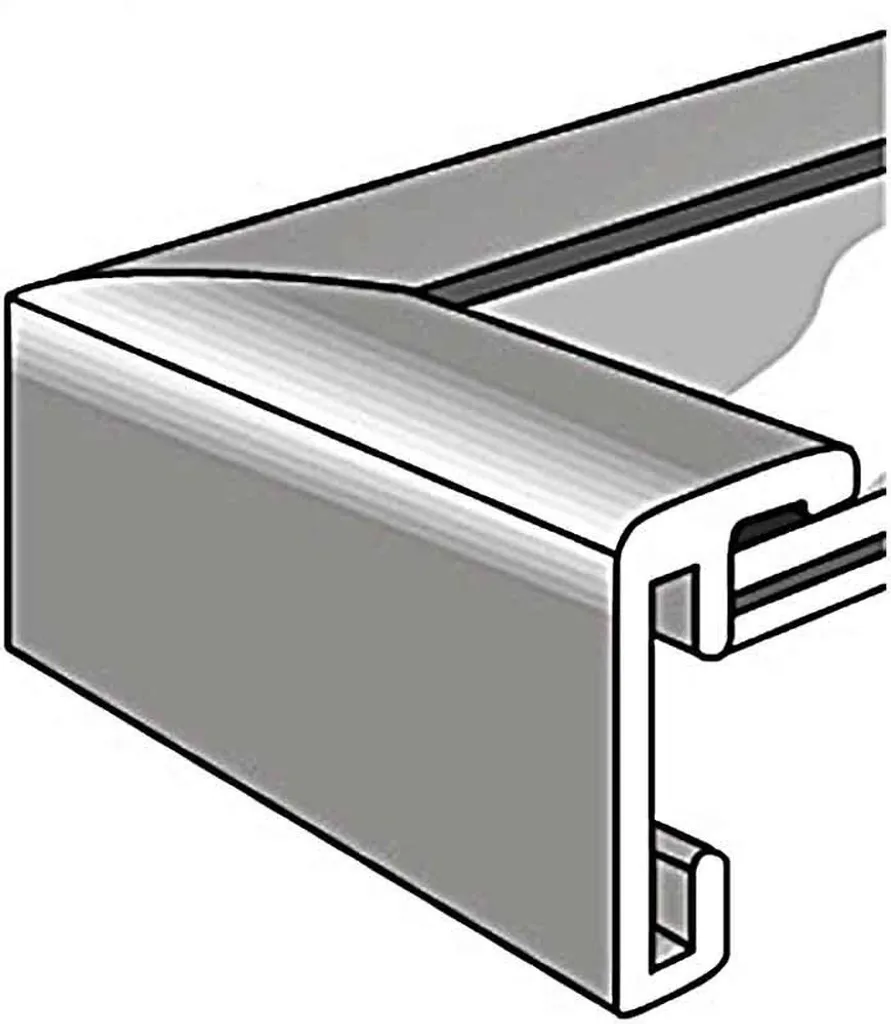 Nielsen Classic Cornice A3 Alluminio Nero Anodizzato 29,7x42 - 16