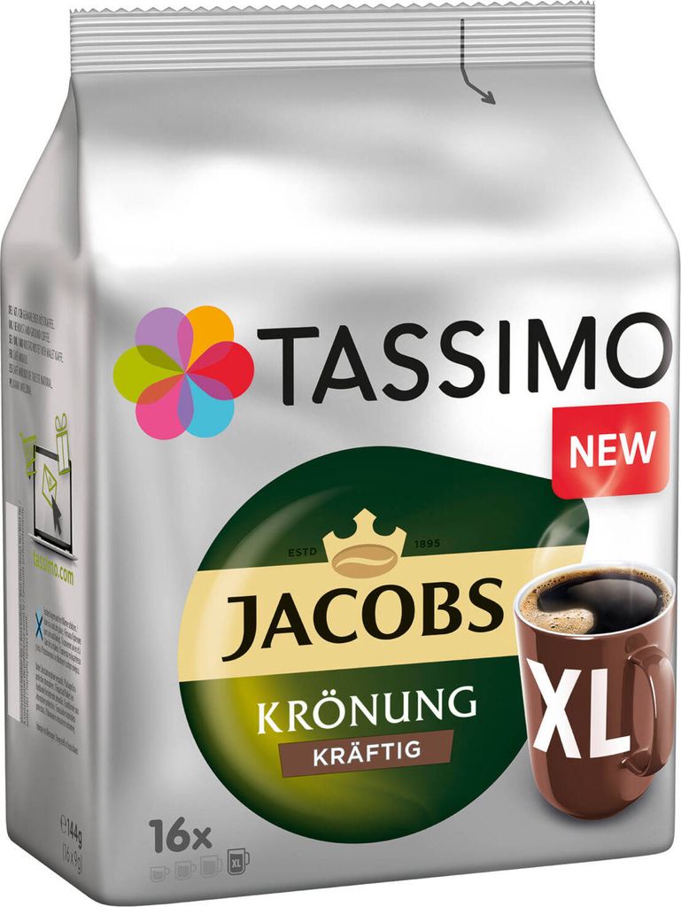 TASSIMO Kapseln Jacobs Krönung Kräftig XL T Discs 5x16 Produktbild 3