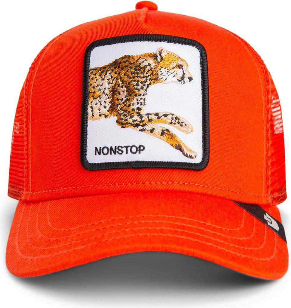 Goorin Bros. KIDS Trucker Cap The Nonstop Cheetah Mini BLAZE Orange