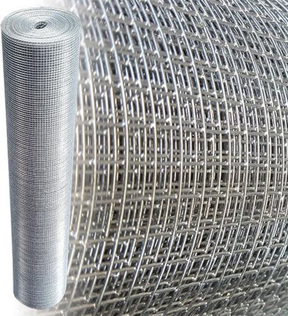 Volierendraht Verzinkt 50cm 5m 6x6mm 0,65mm