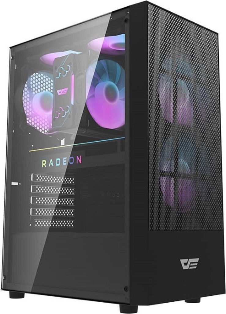 darkFlash Darkflash A290 computer case (black) + 3 fans