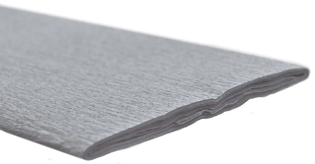 Stock 10 Rotoli Werola 12061170 Grigio Agata 50x250cm Carta Crespa