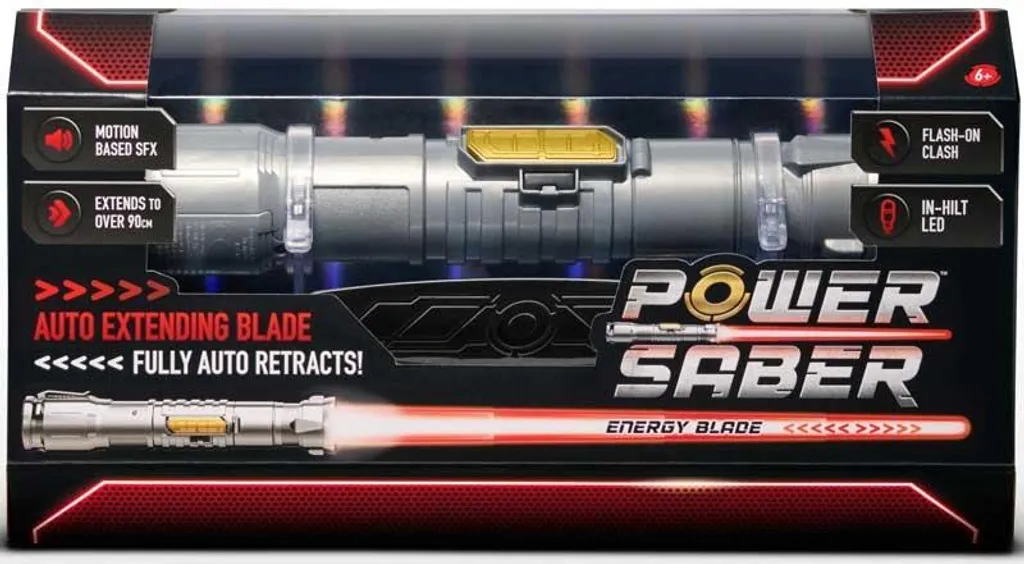 Goliath Power Saber sabre laser rouge en carton pour enfant