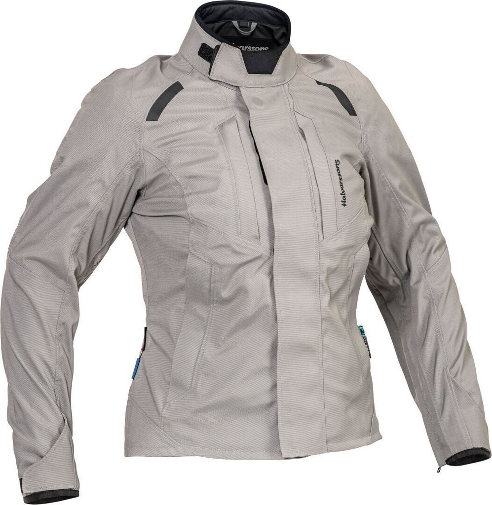Halvarssons Jolen wasserdichte Damen Motorrad Textiljacke, grau, 44