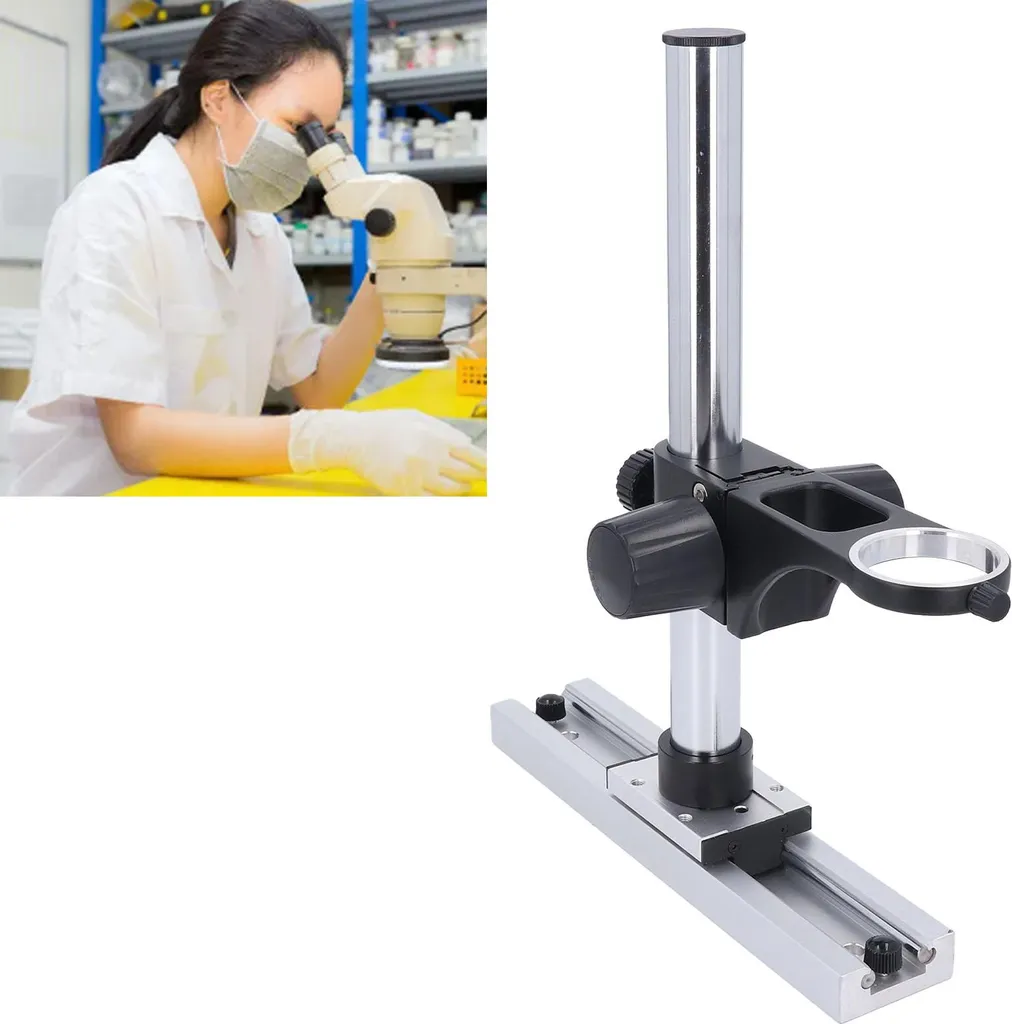 Support réglable microscope pour inspection électronique colonne 300 mm - 11