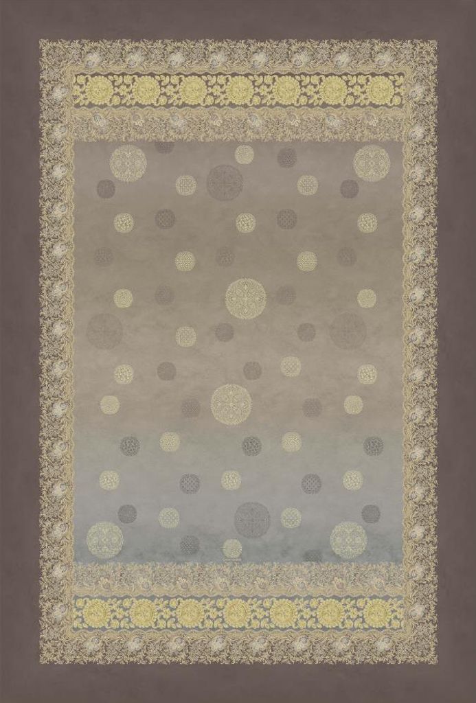 Bassetti Baumwoll-Plaid PALLAVICINO Farbe GRIGIO G1 Größe Produktbild 