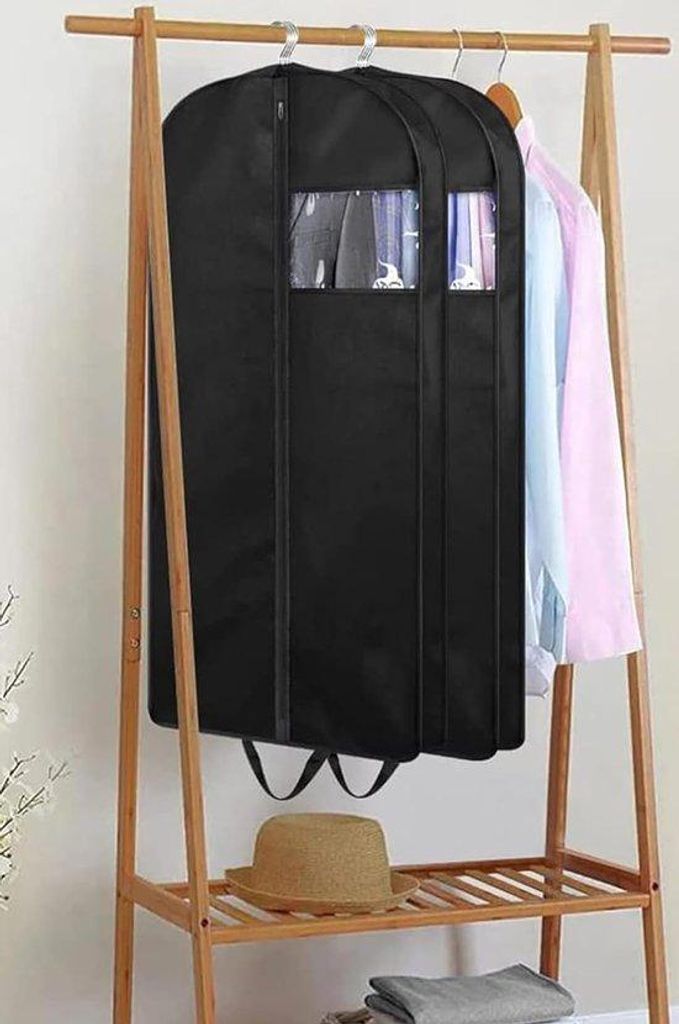 Umhängetasche zur Aufbewahrung und für Reisen, 109 x 60 cm, Kleidersack mit Reißverschluss für Damen und Herren, Kleidersack mit Tragegriff fü...