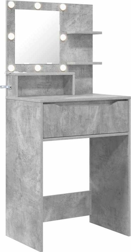 Schlafzimmer-Frisiertische Beton Grau 80 x 39,6 x 135 cm