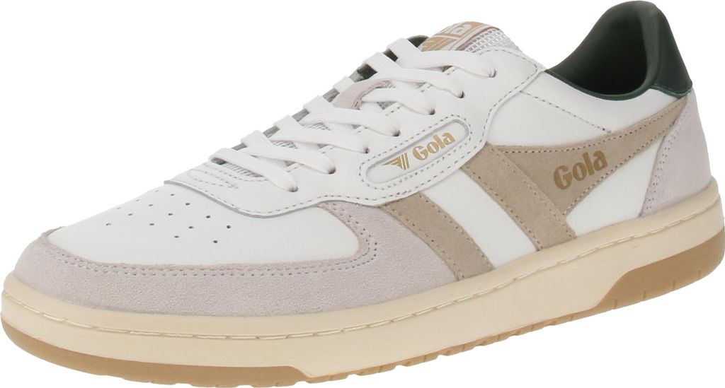 Gola Hawk - Herren Sneaker - White-Bone-Dark-Khaki, Größe:45 EU