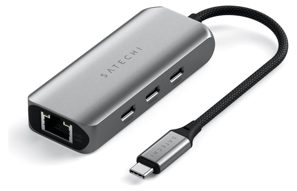 Satechi ST-H3C25EM, USB tipo C, RJ-45, USB tipo C, 10000 Imagen del producto 