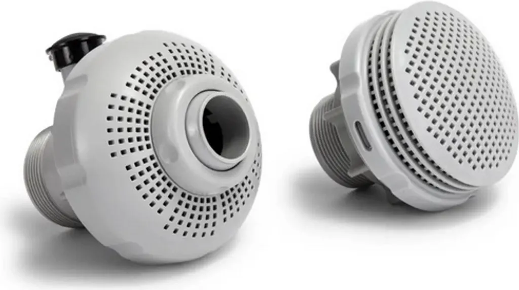 Intex 25025 Set 2 Gommini a Parete con Ugello | Ricambi Piscina Originali