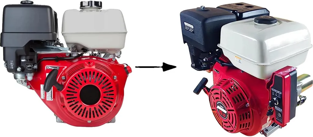 Kit démarrage électrique volant moteur 5.5 CV et 6.5 CV en aluminium