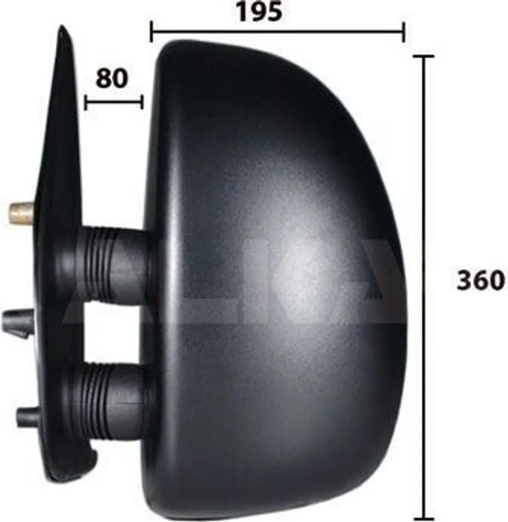 ALKAR 9254961 Rétroviseur extérieur gauche pour Jumper Ducato Boxer 8149H8