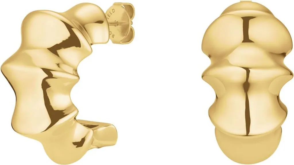 Boucles d'oreilles en plaqué or Rosefield JESBG-J1195 finition luxe