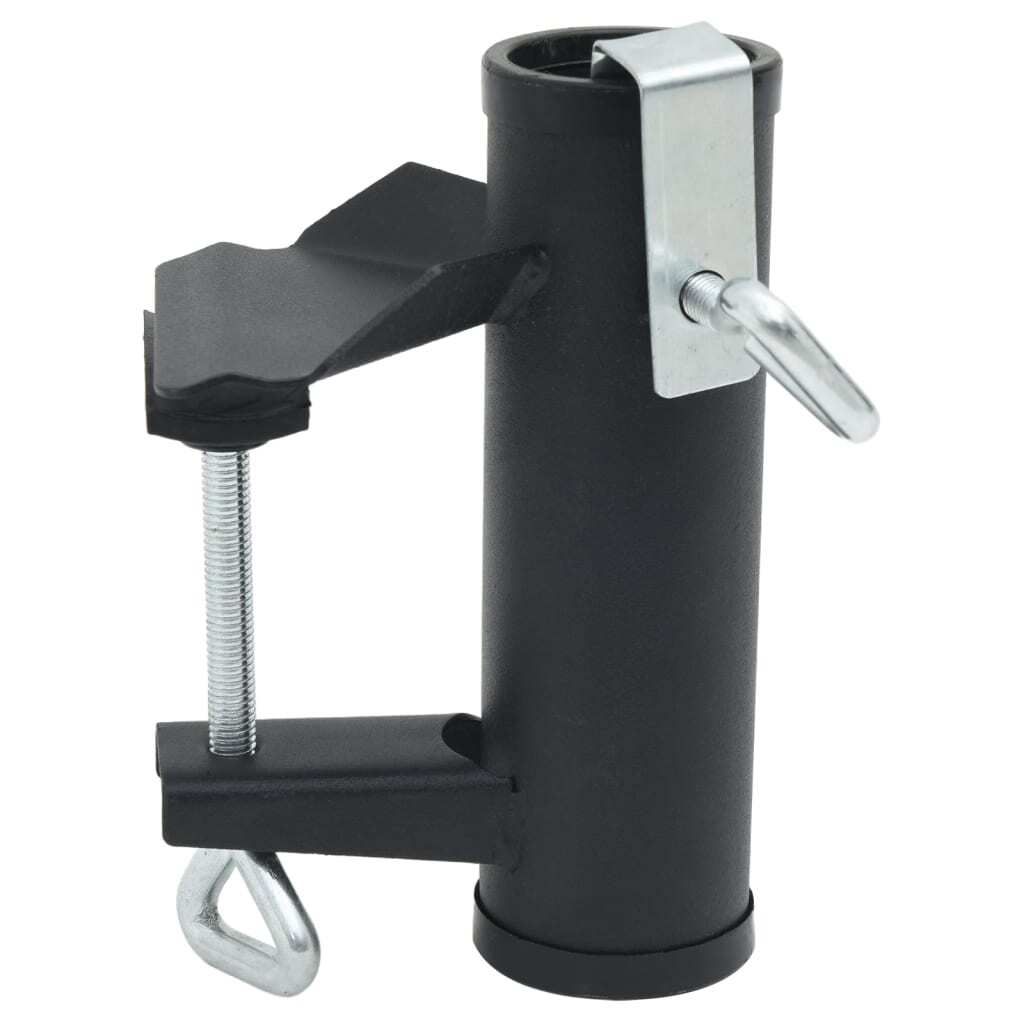 vidaXL Supporto per ombrellone da balcone 2 pezzi 25-38 mm Immagine del prodotto 
