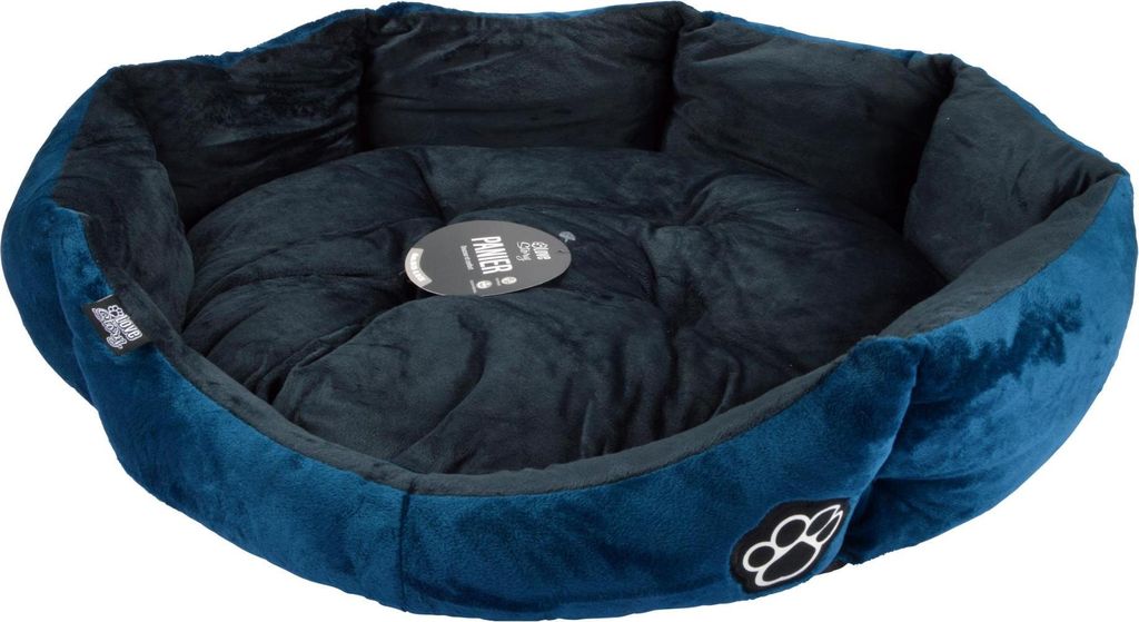 Hundebett rundes Kissen aus Polyester, Ø 60 cm