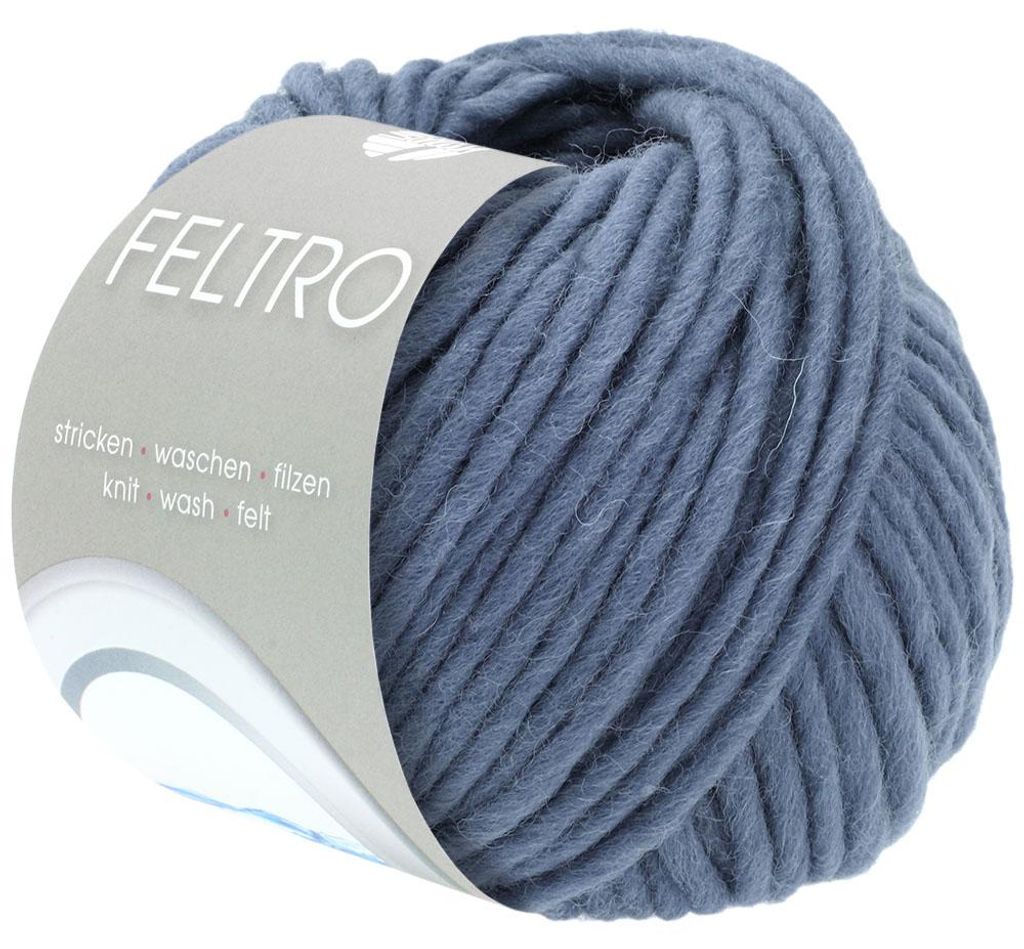 Lana Grossa - Feltro 0073 rauchblau Produktbild 