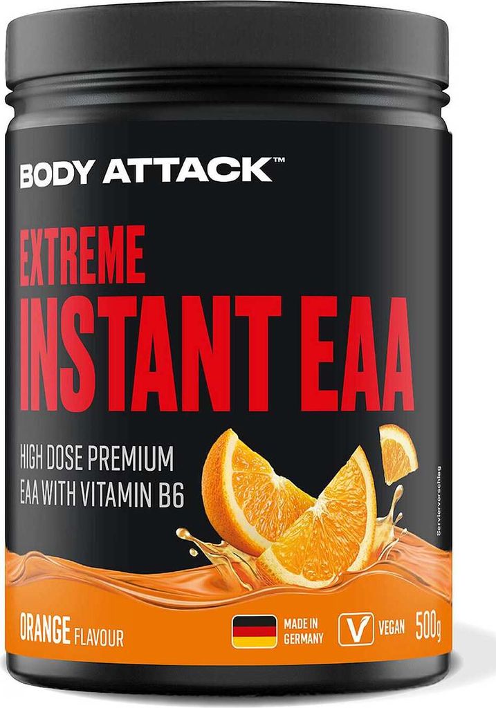 Body Attack Extreme Instant EAA - 500g Dose Orange