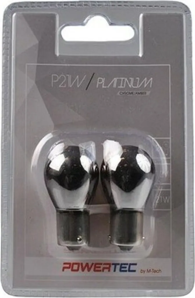 M-Tech PTZCH19-02B Lampadina P21W Chrome 12V - Estetica Pro per Fari