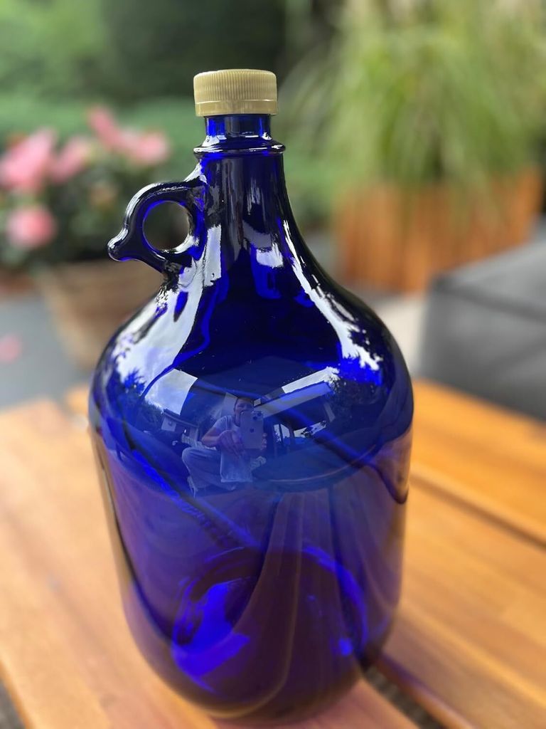 4 x 5L Premium blaue Flasche Wasserflasche Essig-Öl Produktbild 5