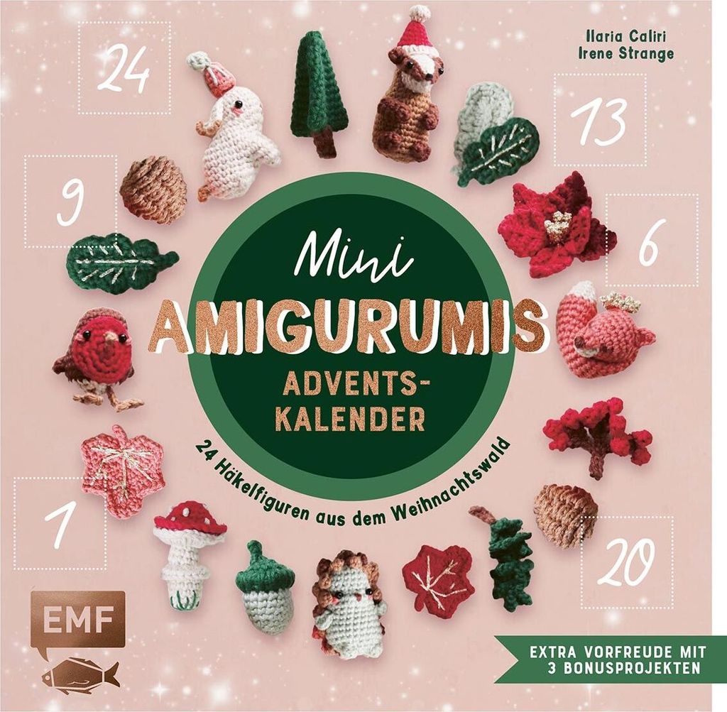Mini-Amigurumis Adventskalender - Weihnachten im Wald