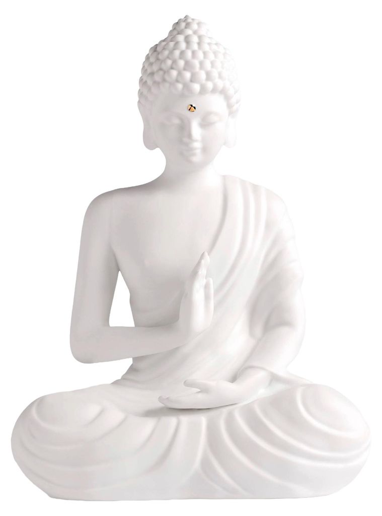 Räder Zen Spirit Buddha Figur sitzend groß 22,5x11x30cm Immagine del prodotto 