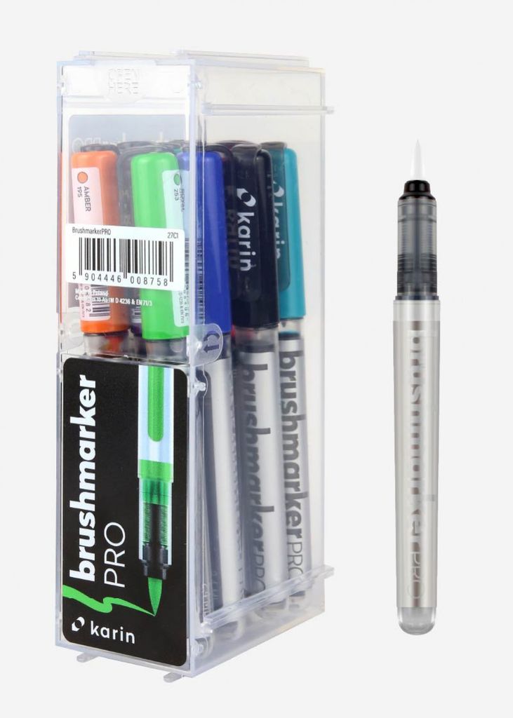 Karin brushmarker set basic blender 12 Stück - kreative Marker