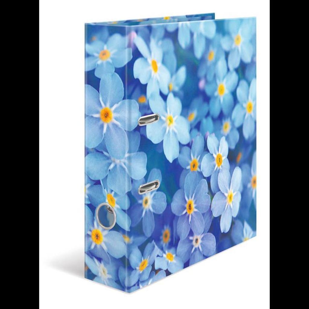 HERMA 19557 Cartella a motivi A4 Fiori blu Immagine del prodotto 