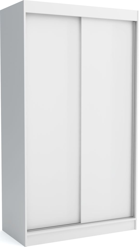 Neuer Schiebetürenschränke, Kleiderschranke EMI 100 cm (WEISS)