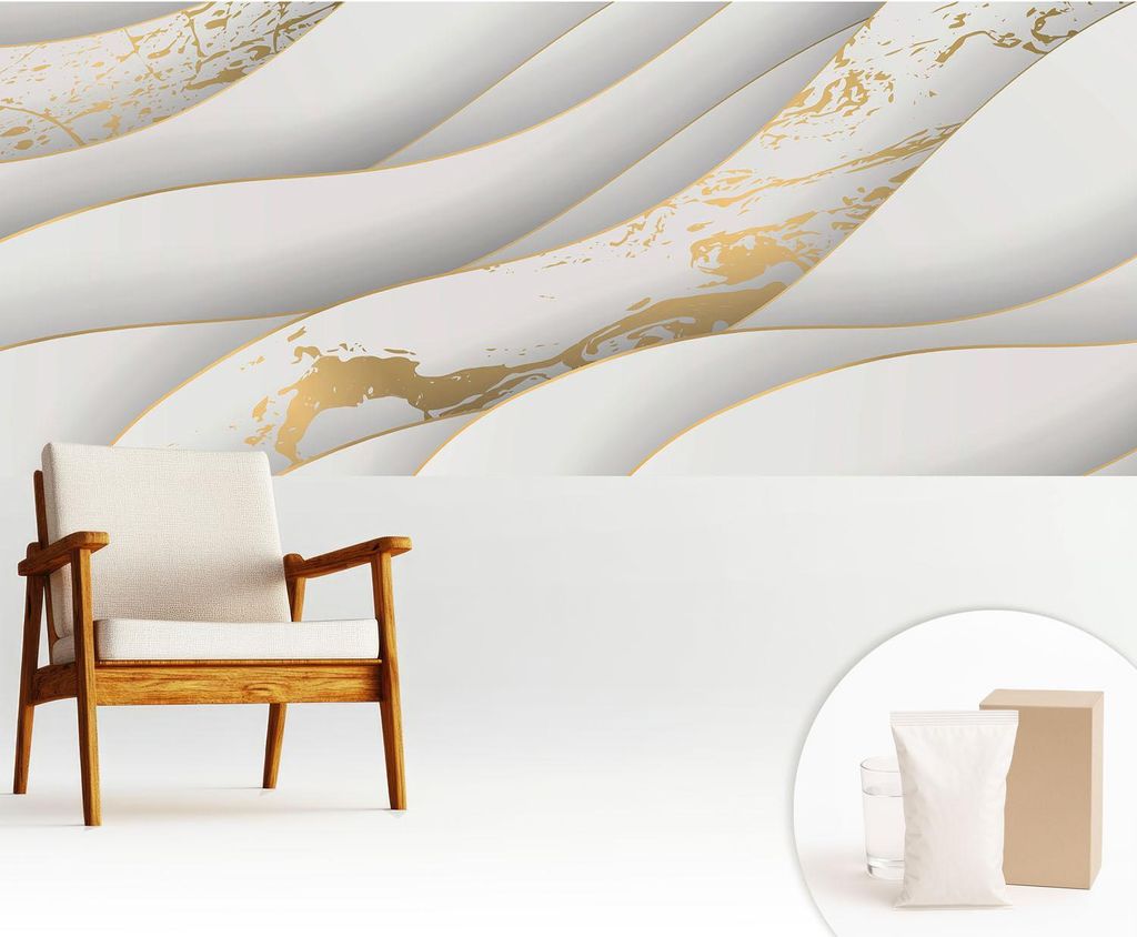 Fototapete - 250x104 cm - Tapete - Wandtapete - Wandbilder - Dekofolie - Tapete Folie - Wand - Dekoration - Wohnzimmer - Dynamische Muster