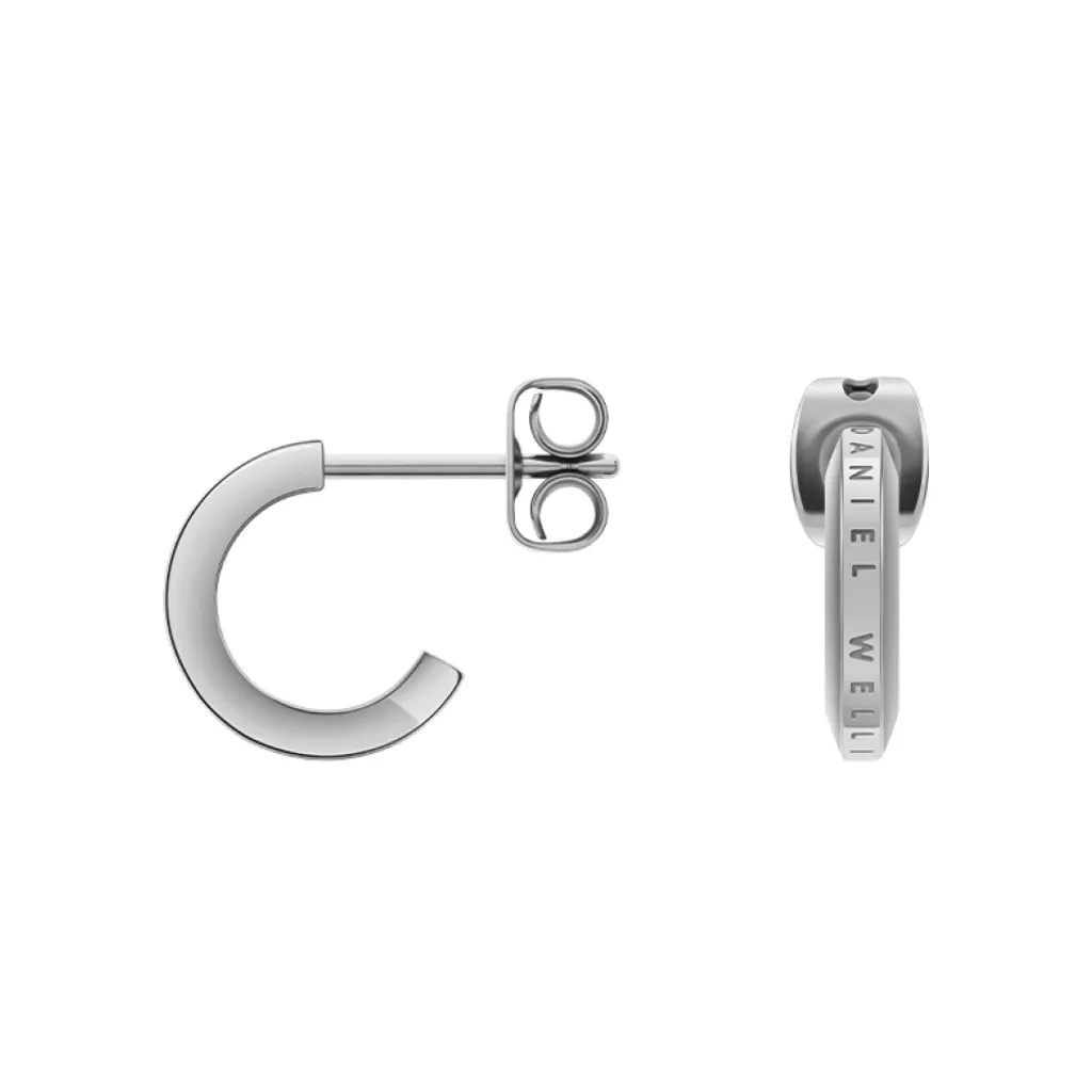 Boucles d'oreilles Elan Daniel Wellington Argent : design épuré femme