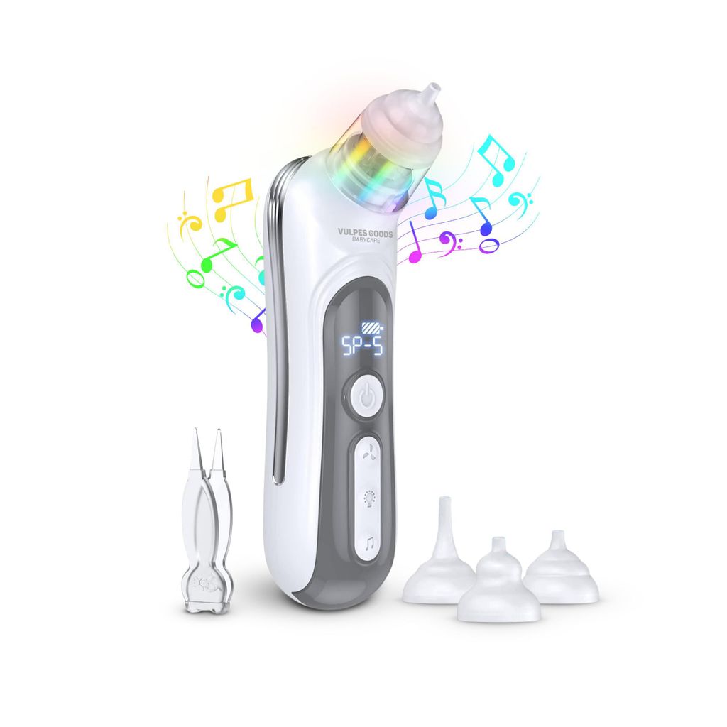 Vulpes Goods Nosní odsávačka Baby Electric, Multi. 2 v 1 Obrázek produktu 
