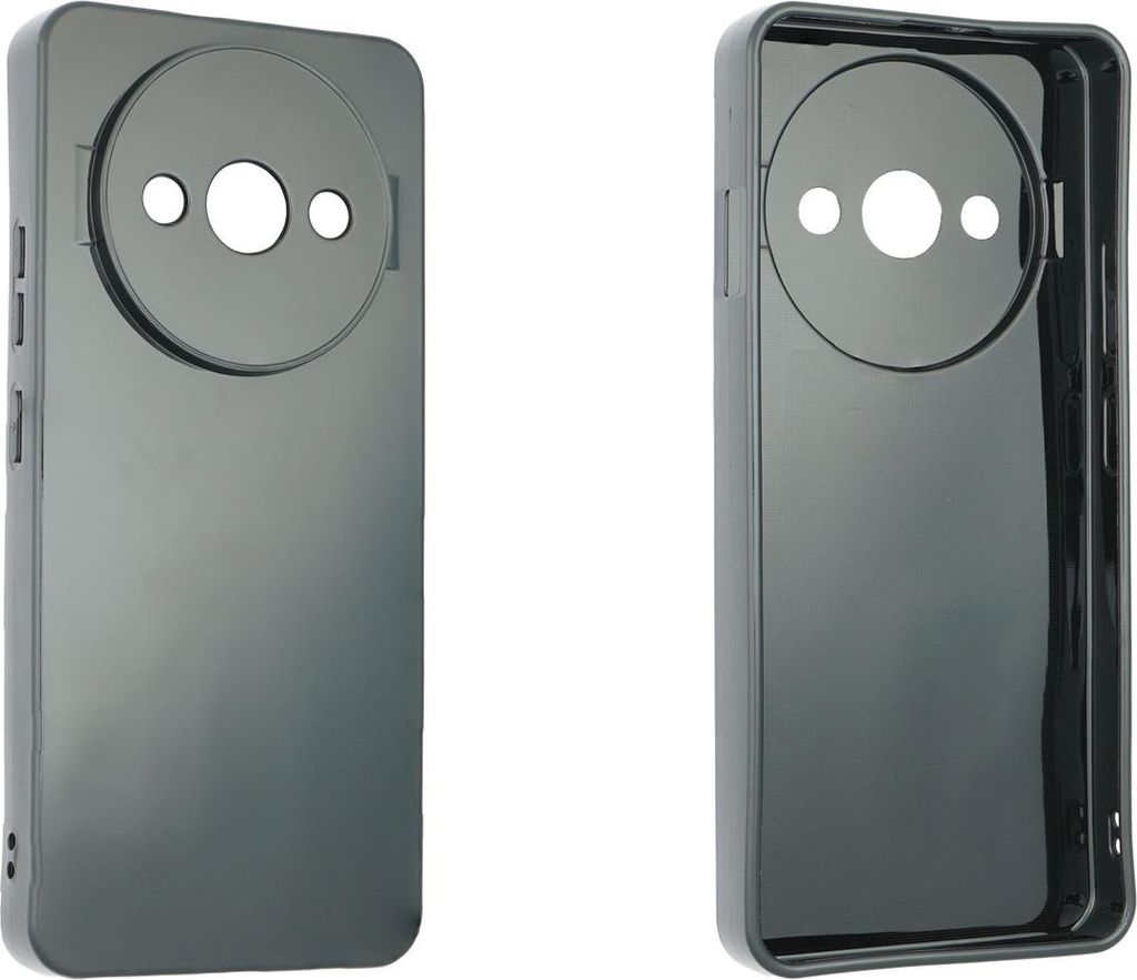 caseroxx Schutz-Hülle TPU-Hülle kompatibel mit Oukitel C59, Gummi Handy Tasche schwarz