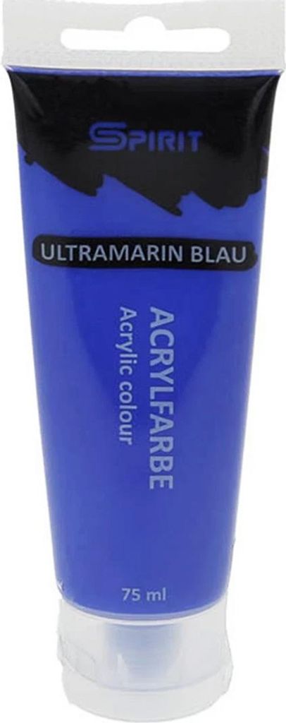 Spirit Acrylfarbe 75 ml, Farbe:Ultramarinblau