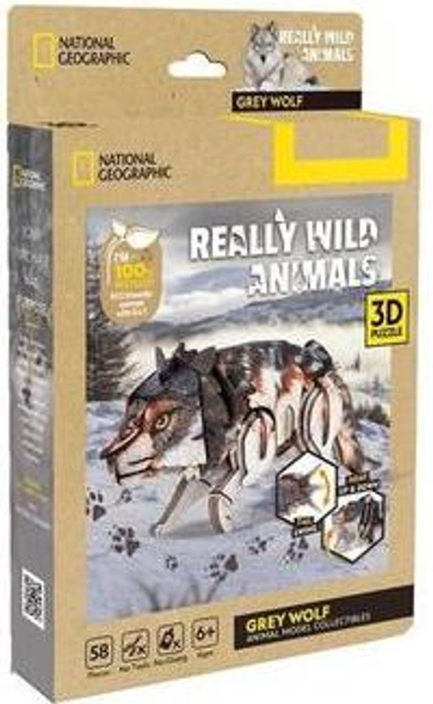 CUBICFUN - 3D Puzzle Wolf 59 Teile