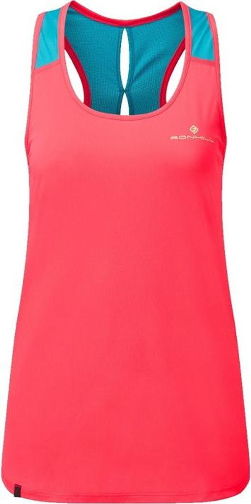 Damen-Tanktop RONHILL TECH REVIVE RACER VEST, pink/blau Größe: 8