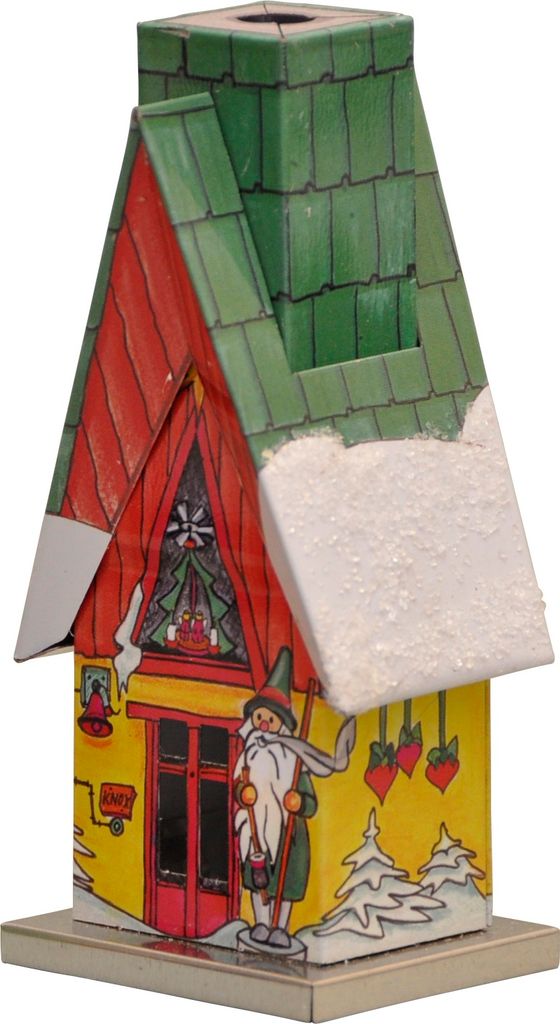 KNOX - Räucherhaus Metall Knox-Hütte - Größe ca. 11,5cm, für Räucherkerzen Größe M (Standard) - 203020