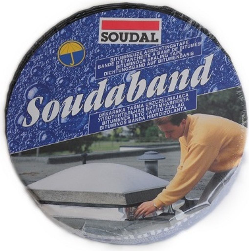 Bitumenband Soudaband10m Rolle 100mm Blei / Graphit