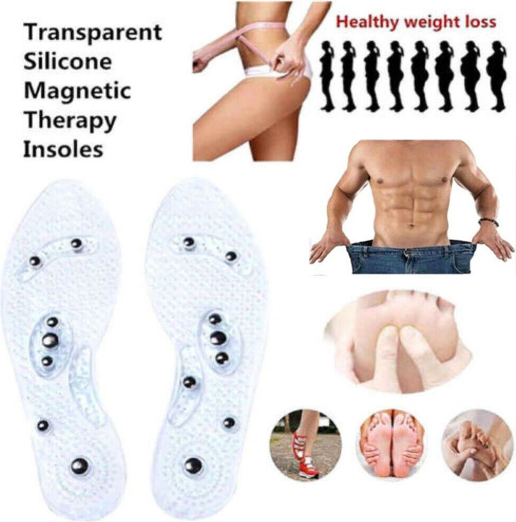 1 Paar Magnetische orthopädische Einlegesohlen Akupressur Produktbild 