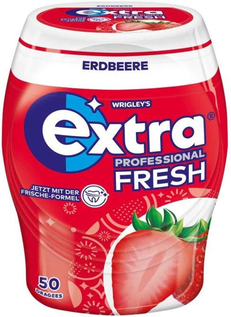 EXTRA PROFESSIONAL Fresh Dose Erdbeere 50 Dragees (1 Dose) Produktbild 