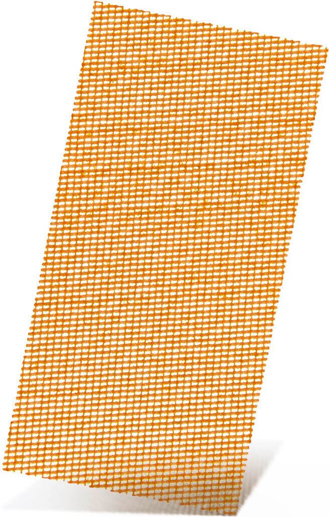 MENZER Ultranet Klett-Schleifgitter, 230 x 115 mm, f. Schwingschleifer, Weißes Edelkorund (25 Stk.) K40