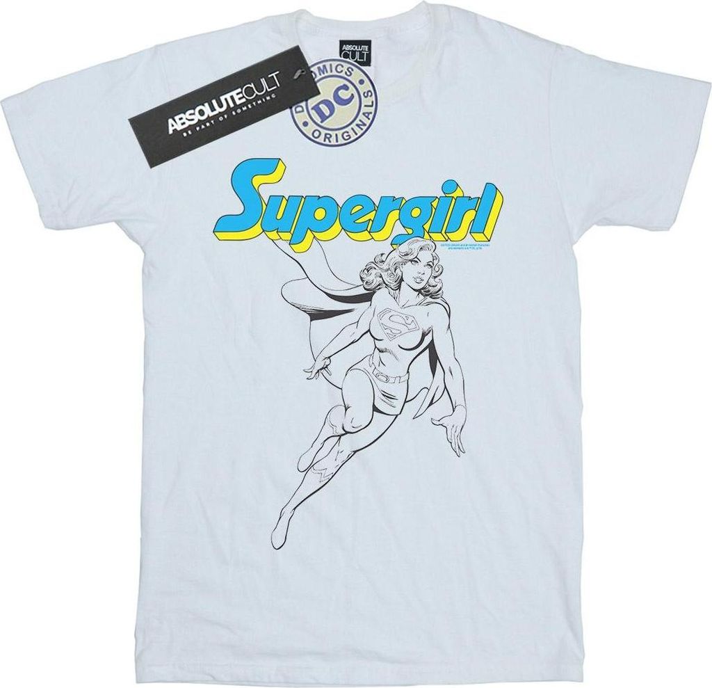 DC Comics - T-Shirt für Mädchen BI16302 (152-158) (Weiß)