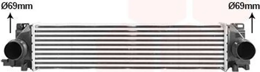 Intercooler VAN WEZEL 59014700 refroidisseur air pour VOLVO XC40
