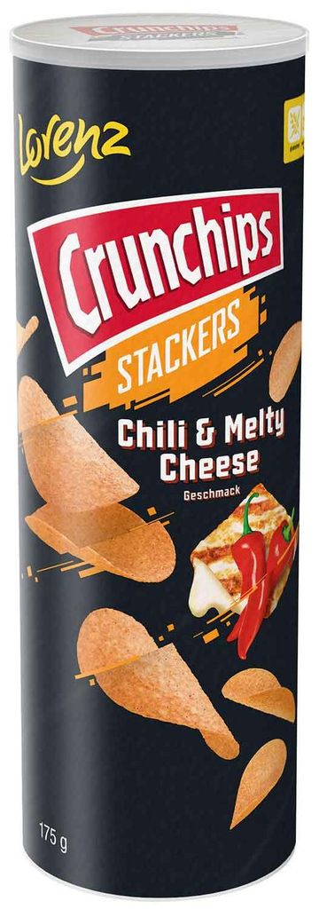 Crunchips Stackers Chili & Melty Cheese 175g Produktbild 