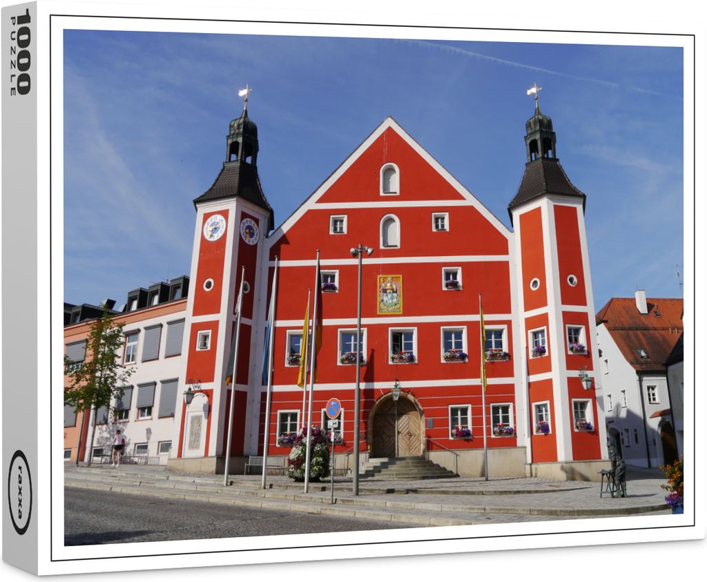 raxxa Premium-Puzzle "Rathaus in Burglengenfeld", 1000 Teile
