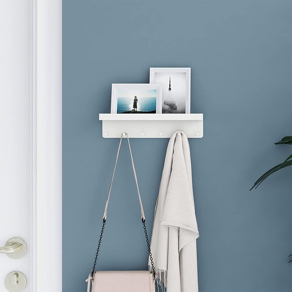 Schlüsselbrett mit Ablage, ohne Bohren, Key Rack Wand mit 6 Produktbild 9