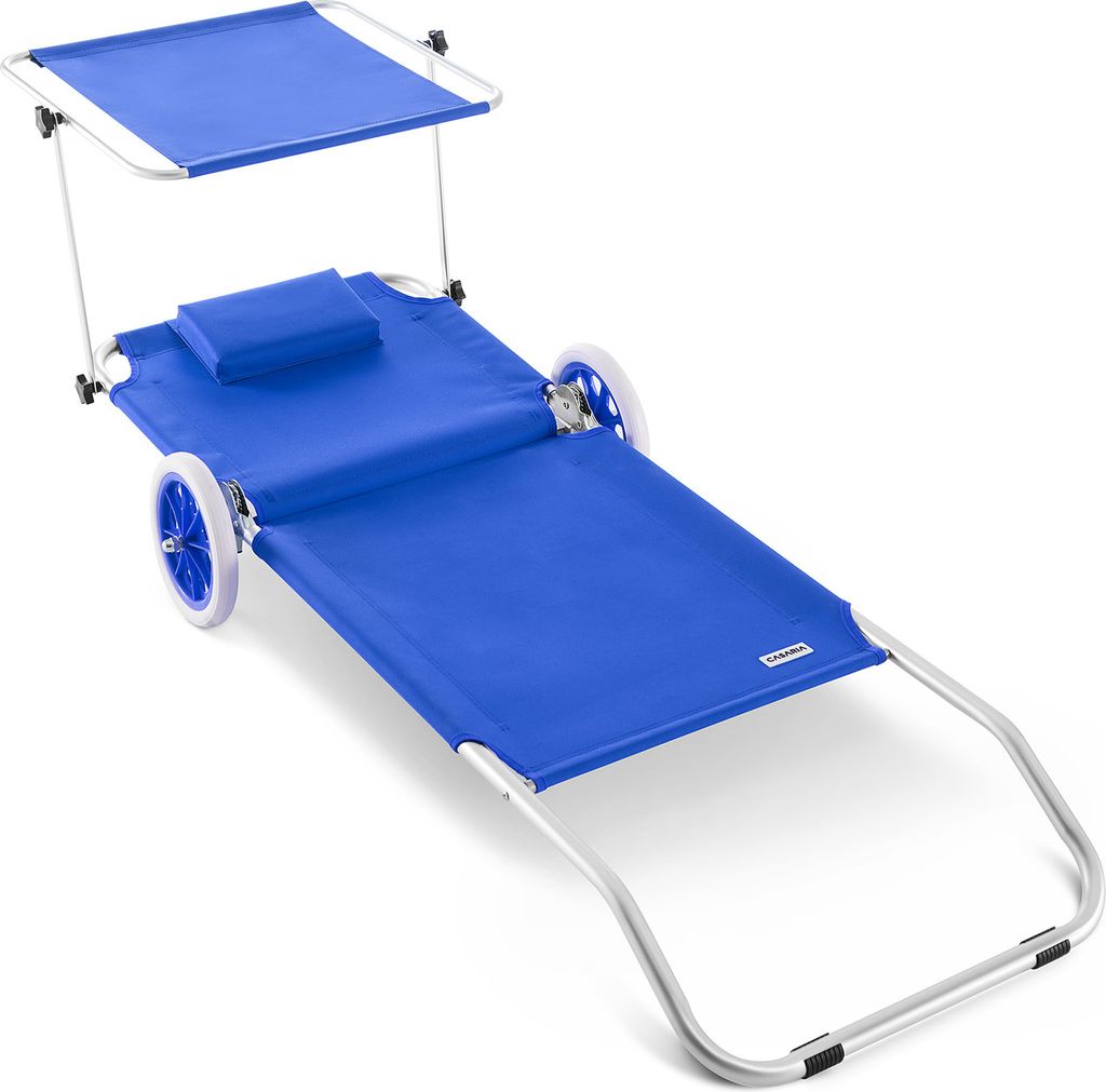 CASARIA® Sonnenliege Klappbar mit Dach Strandliege mit Produktbild 6