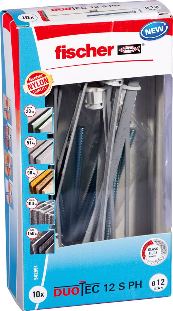 fischer DUOTEC 12 S PH mit Panhead Schraube